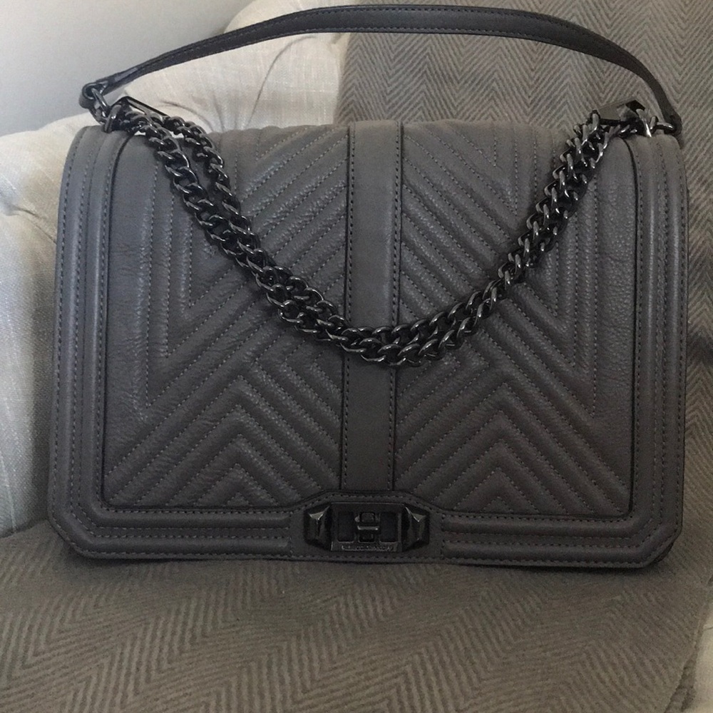 Graphite crossbody bag- Rebecca Minkoff